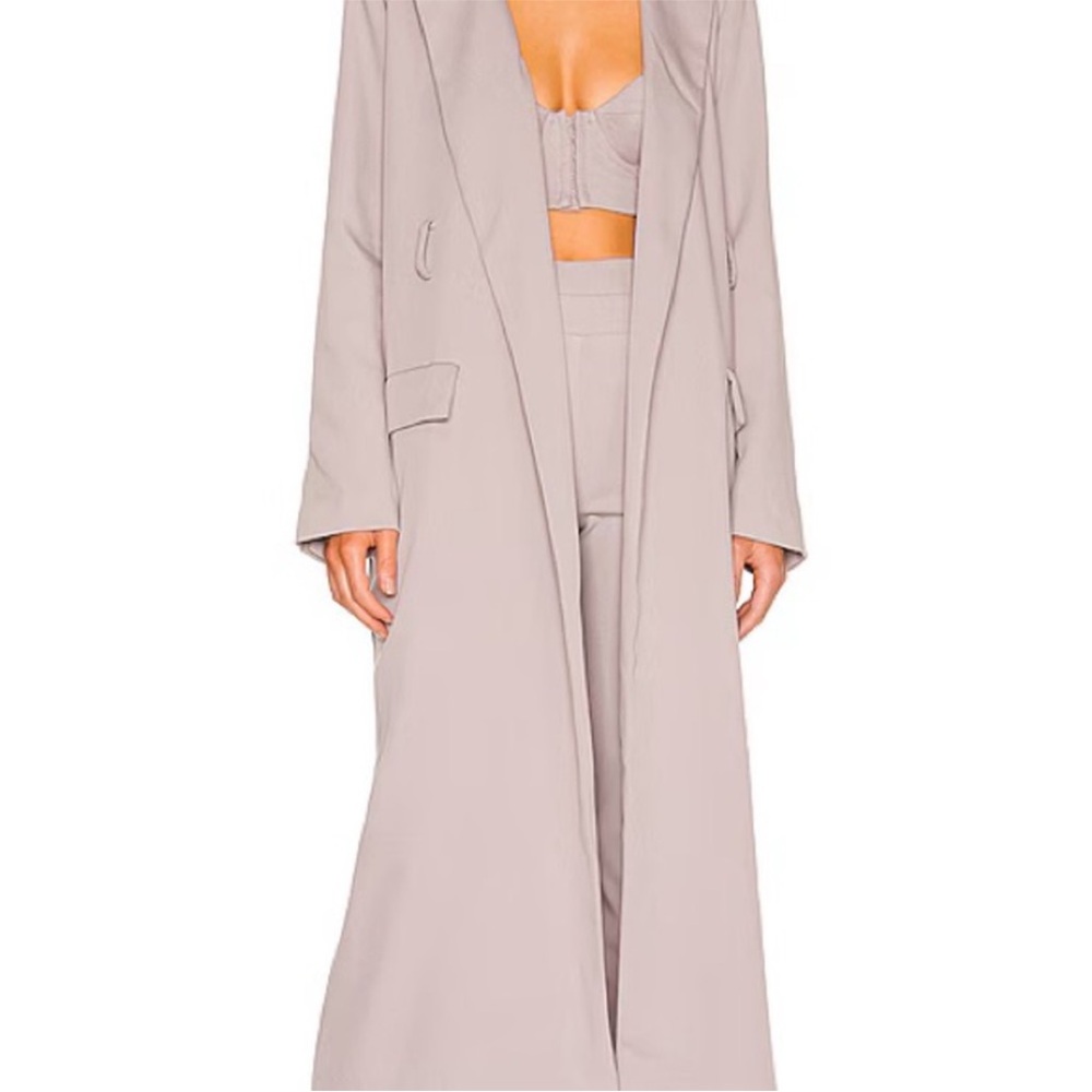 Camila Coelho Trench Coat in Light Beige